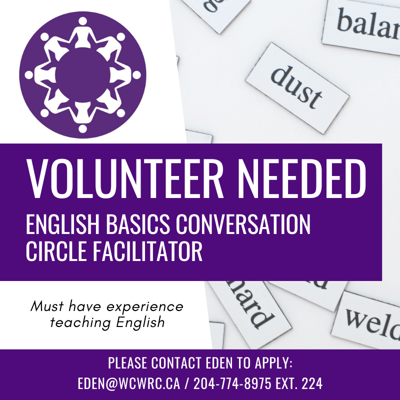 Volunteer Needed Post