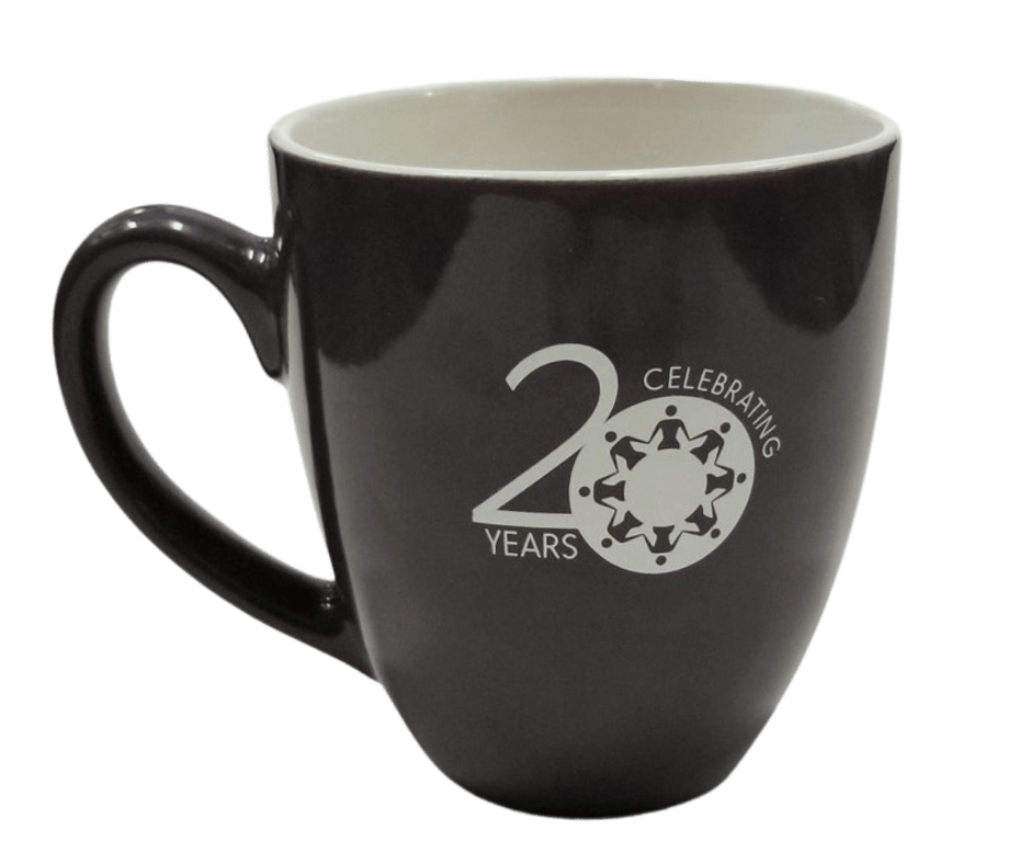 WCWRC 20th Anniversary Mugs in Black